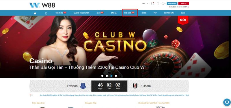 W88 - Sân chơi Casino online đẳng cấp quốc tế